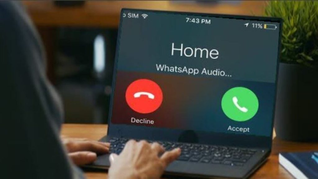 Whatsapp Call using Laptop