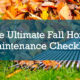 Ultimate Checklist for Fall Season
