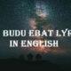 Ya Budu Ebat English Lyrics