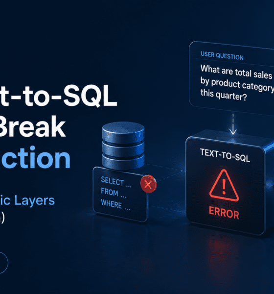 Why Text-to-SQL Models Break in Production (And How Semantic Layers Solve the Problem)
