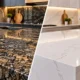 White Granite vs. Quartz